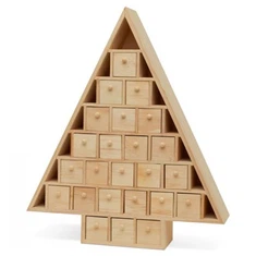 Jólatré Tré aðventudagatal